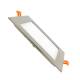 Producto de Placa LED 12W Cuadrada SuperSlim Corte 155x155 mm Silver