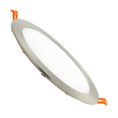 Producto de Placa LED 15W Circular SuperSlim Corte Ø 170 mm Silver
