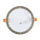 Produto de Placa LED Circular SuperSlim 15W Silver Corte Ø 170 mm