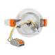 Produto de Aro Downlight Encastrável Circular Direcionável com Lâmpada LED GU10 AR111