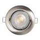 Producto de Aro Downlight Circular Basculante para Bombilla LED GU10 / GU5.3 Corte Ø 72 mm