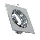 Producto de Aro Downlight Cuadrado Basculante para Bombilla LED GU10 / GU5.3 Corte Ø 72 mm