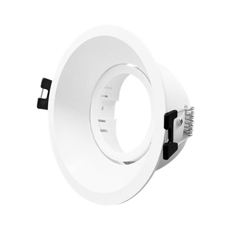 Producto de Aro Downlight Circular Basculante para Bombilla LED GU10 / GU5.3 Corte Ø75 mm Suefix