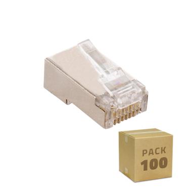 Producto de Pack 100 Unidades RJ45 FTP Blindado   