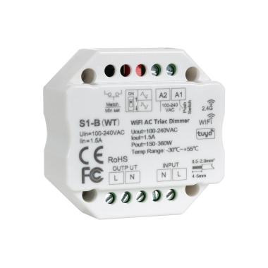 Producto de Regulador LED WiFi TRIAC RF Compatible con Pulsador