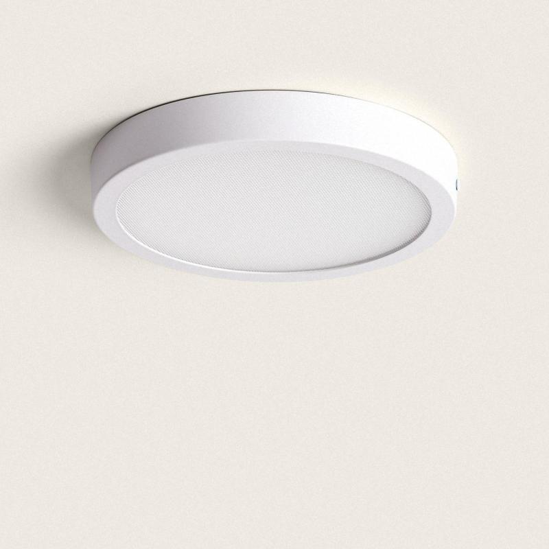 Producto de Plafón LED 18W Circular Superslim CRI90 Microprismático CCT Seleccionable UGR17 Ø225 mm