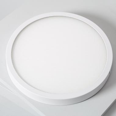 Producto de Plafón LED 24W Circular Superslim CRI90 Microprismático CCT Seleccionable UGR17 Ø280 mm