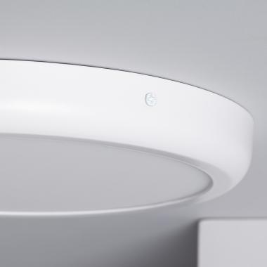 Producto de Plafón LED 24W Circular Metal Ø300 mm Design White 