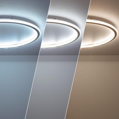 Produto de Plafón LED 30W Circular Metal Ø410 mm CCT Seleccionável Allharo