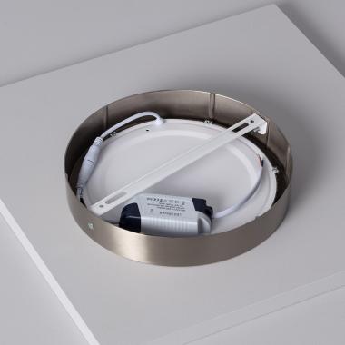 Producto de Plafón LED 18W Circular Metal Ø225 mm Silver 