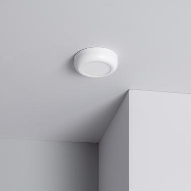 Producto de Plafón LED 6W Circular Metal Ø125 mm Design White 