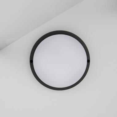Produto de Plafon LED 15W Circular para Exterior Ø155 mm IP65  Hublot Black