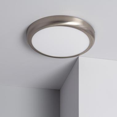 Producto de Plafón LED 24W Circular Metal  Ø300 mm Design Silver