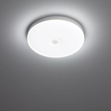 Producto de Plafón LED 12W Circular Ø216 mm No Flicker con Sensor de Movimiento PIR y Crepuscular