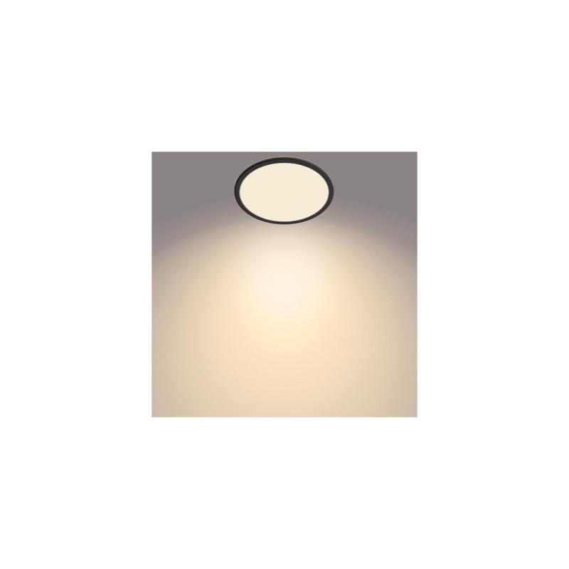 Producto de Plafón LED 15W PHILIPS CL550 SuperSlim IP44 Regulable 3 Niveles Negro