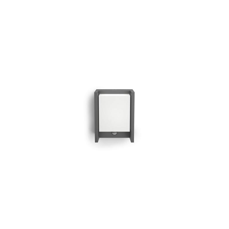 Producto de Aplique de Pared Exterior LED con Sensor de Movimiento 6W PHILIPS Arbour