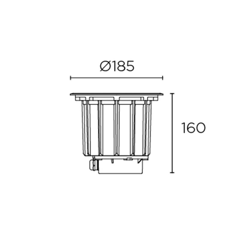 Produto de Baliza LED Gea Technopolymer 11.9W IP67 LEDS-C4 55-E038-CA-CL