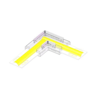 Produto de Conector Hipopótamo esquina para Fita LED 12/24V DC COB IP20 Largura 8mm