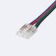 Producto de Conector con Cable para Tira LED RGB/RGBIC COB 24V DC IP20 Ancho 10mm