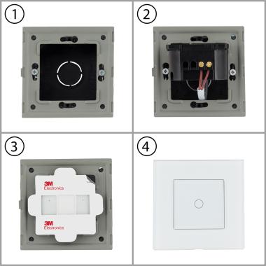 Producto de Interruptor Táctil Simple Regulador Modern