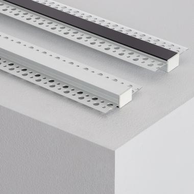 Produto de Perfil de Alumínio Encastrável em Gesso/Pladur 2m para Fita LED