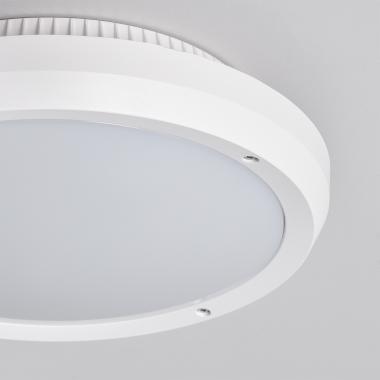 Producto de Plafón Circular para Exterior Ø300 mm IP65 Curio Blanco