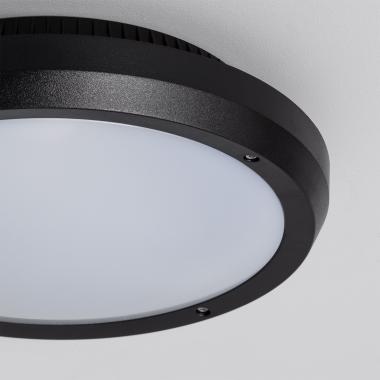 Produto de Plafon de Teto Circular para Exterior Ø300mm IP65 Curio Preto