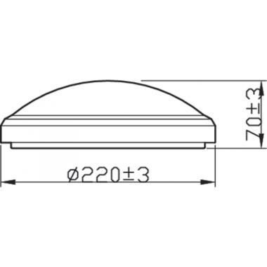 Producto de Plafón LED 6W IP44 PHILIPS Doris