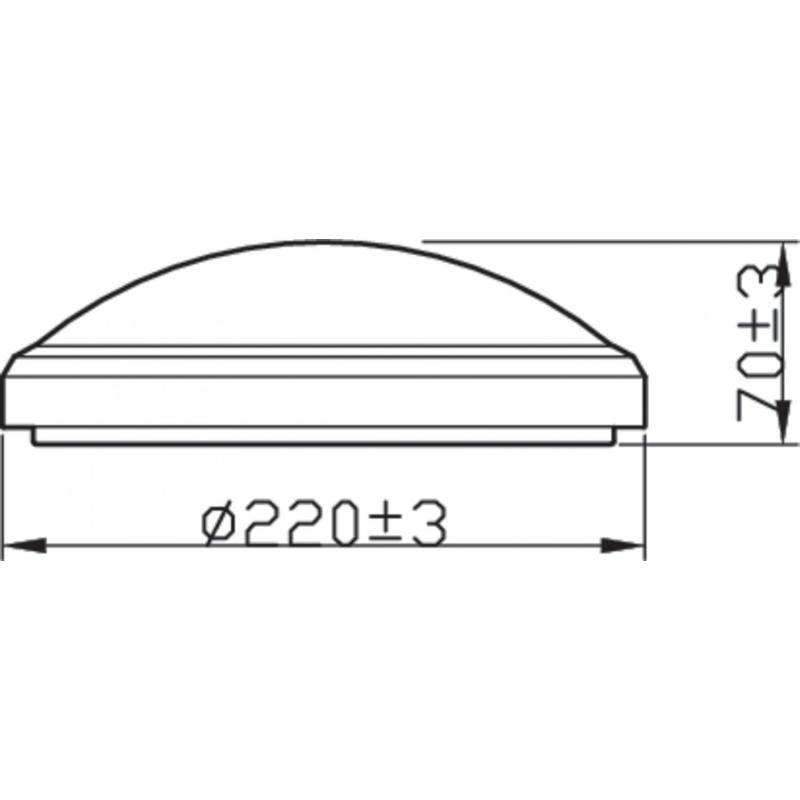 Producto de Plafón LED 6W IP44 PHILIPS Doris