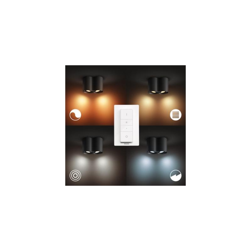 Producto de Aplique de Techo White Ambiance Doble PHILIPS Hue Pillar