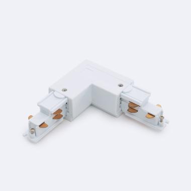 Producto de Conector 'Right Side' Tipo L para Carril Trifásico DALI TRACK