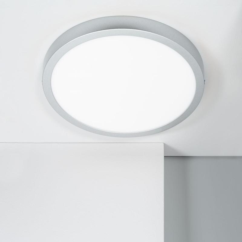 Producto de Plafón LED 24W Circular Aluminio Ø280 mm Slim CCT Seleccionable Galán SwitchDimm