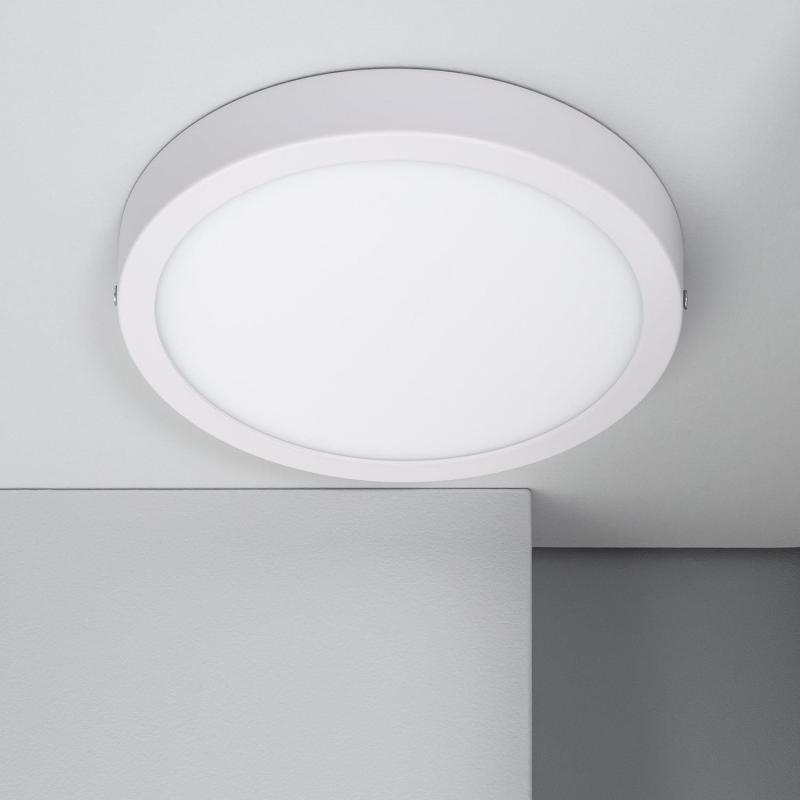 Producto de Plafón LED 18W Circular Aluminio Ø210 mm Slim CCT Seleccionable Galán SwitchDimm