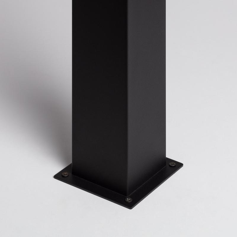 Producto de Baliza Exterior Superficie Pie 74cm con Detector de Movimiento Augusta Negra