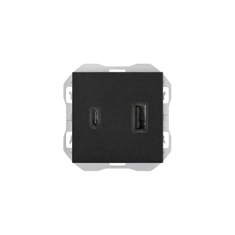 Produto de Carregador Duplo Smartcharge USB + TIPO C  SIMON 270 20000296