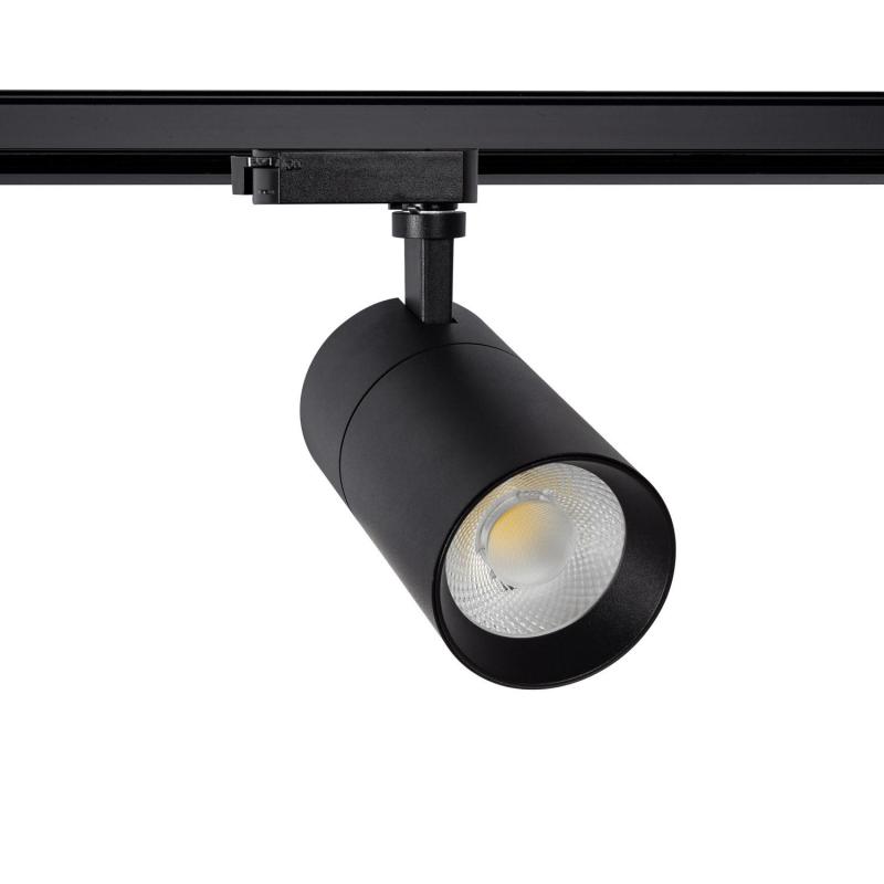 Producto de Foco Carril LED Monofásico 20W Regulable New Mallet Negro No Flicker UGR15