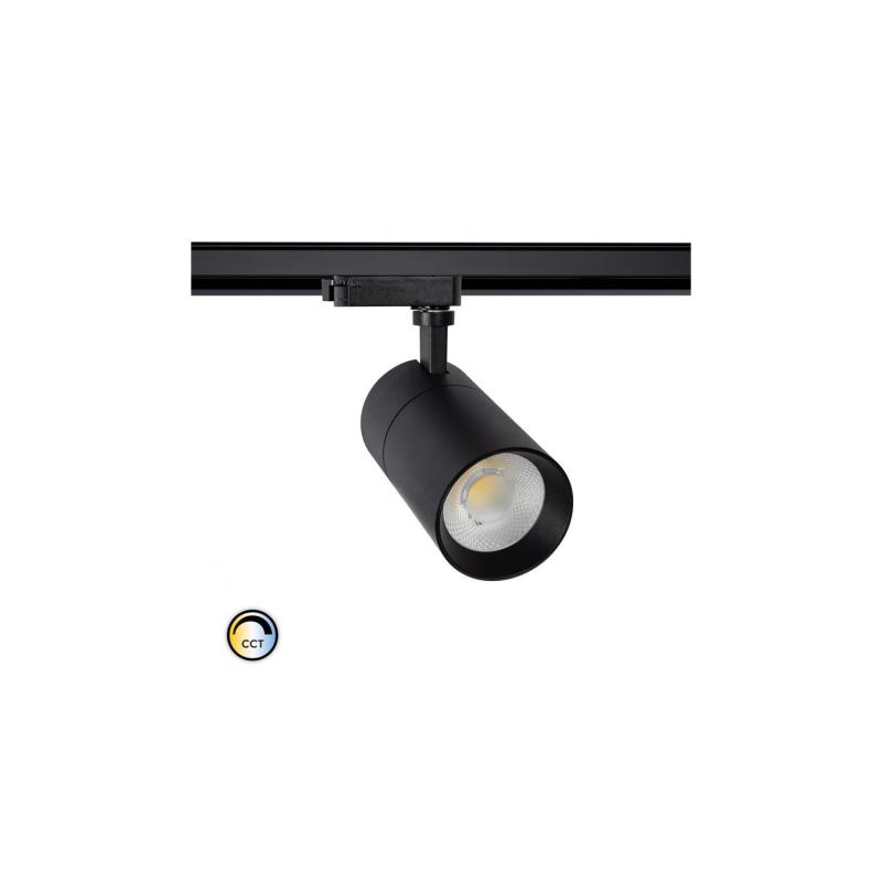 Produto de Foco LED New Mallet 20W Regulável No Flicker CCT Seleccionável para Carril Monofásico (UGR 15)