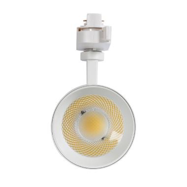 Produto de Foco LED New Mallet 20W Regulável No Flicker CCT Seleccionável para Carril Monofásico (UGR 15)