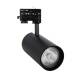 Producto de Foco Carril LED Trifásico 30W CCT d'Angelo PHILIPS Xitanium con Óptica Variable Negro