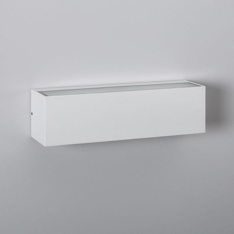 Producto de Aplique de Pared Exterior LED 10W Iluminación Doble Cara Rectangular Blanco Lena