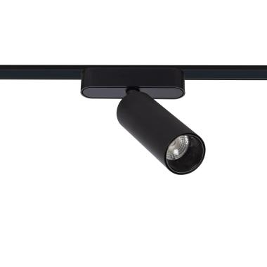 Produto de Foco Carril LED Magnético Monofásico 25mm Super Slim 15W 48V CRI90 Preto UGR16