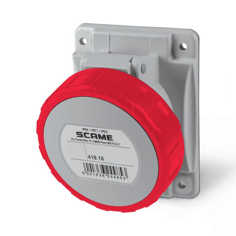 Producto de Base Empotrable CETAC en Cuadro Estanca 16A IP67 Optima SCAME BECE-CLA-4181663