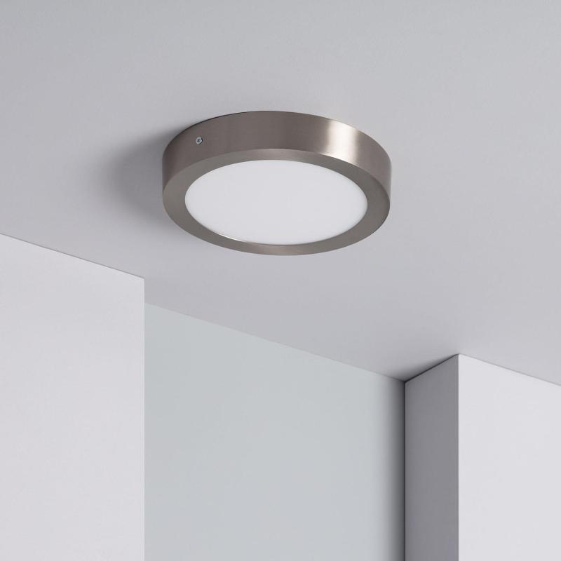 Producto de Plafón LED 18W Circular Metal Ø225 mm Silver 