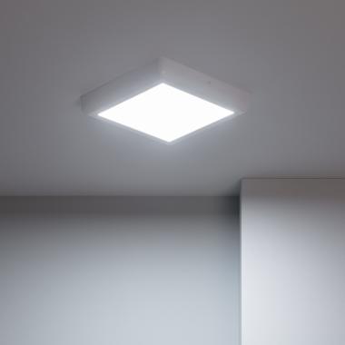 Produto de Plafón LED 18W Quadrado Metal 225x225 mm Design White