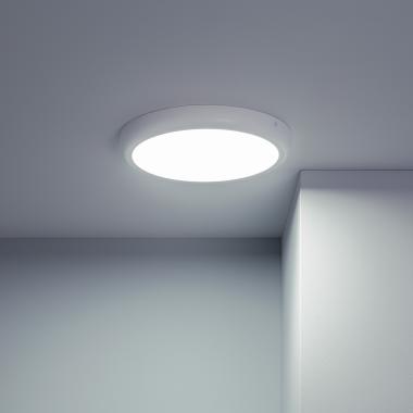 Produto de Plafón LED 24W Circular Metal Ø300 mm Design White