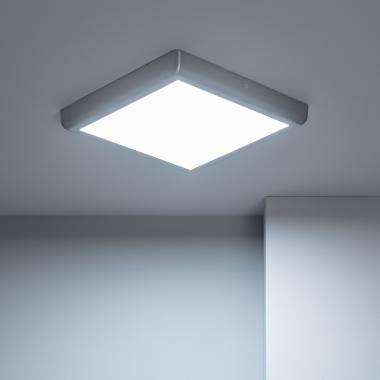 Producto de Plafón LED 24W Cuadrado Metal  300x300 mm Design Silver 