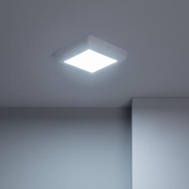 Produto de Plafón LED 12W Quadrado Metal 178x178 mm Design White