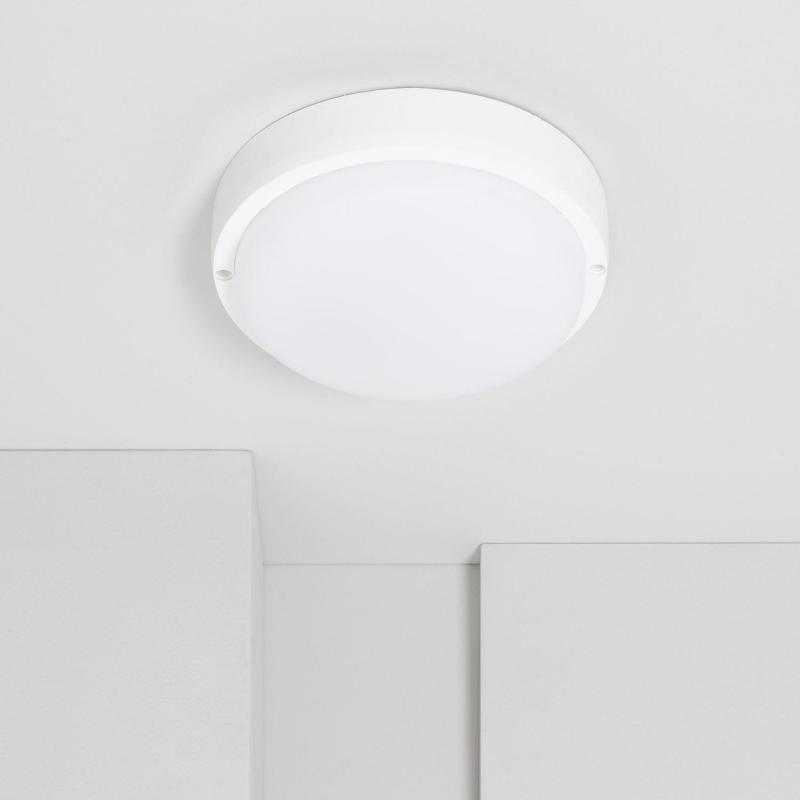 Producto de Plafón LED 25W Circular para Exterior Ø175 mm IP65 Hublot White