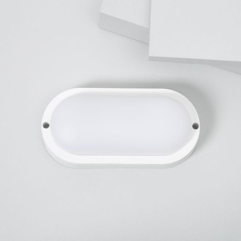 Producto de Plafón LED 15W Oval para Exterior 85x173 mm IP65 Hublot White