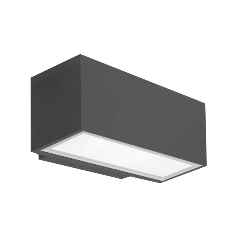 Producto de Aplique LED Afrodita Doble Cara 17,5W IP65 Gris Urbano LEDS-C4 05-9911-Z5-CL